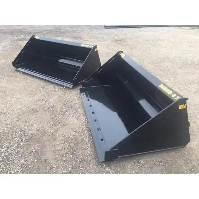 Series 4 Skidsteer Material Bucket - Elevate Efficiency with this Robust Attachment Stinger Attachments Stinger Attachments