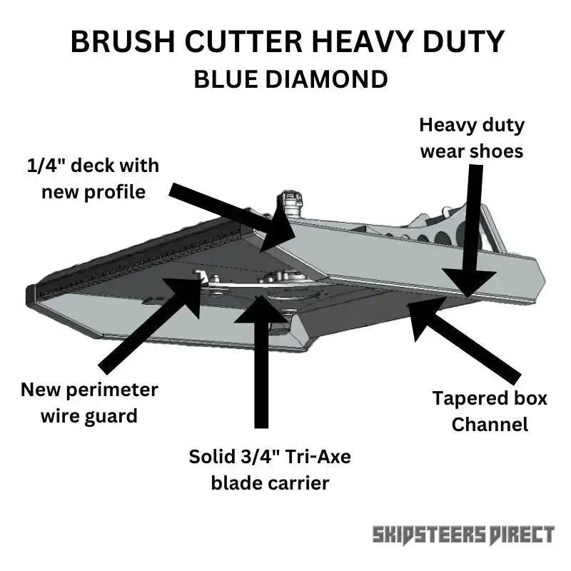 Experience the durability and precision of Blue Diamond's Heavy Duty Cutter for all your brush-cutting needs. Blue Diamond