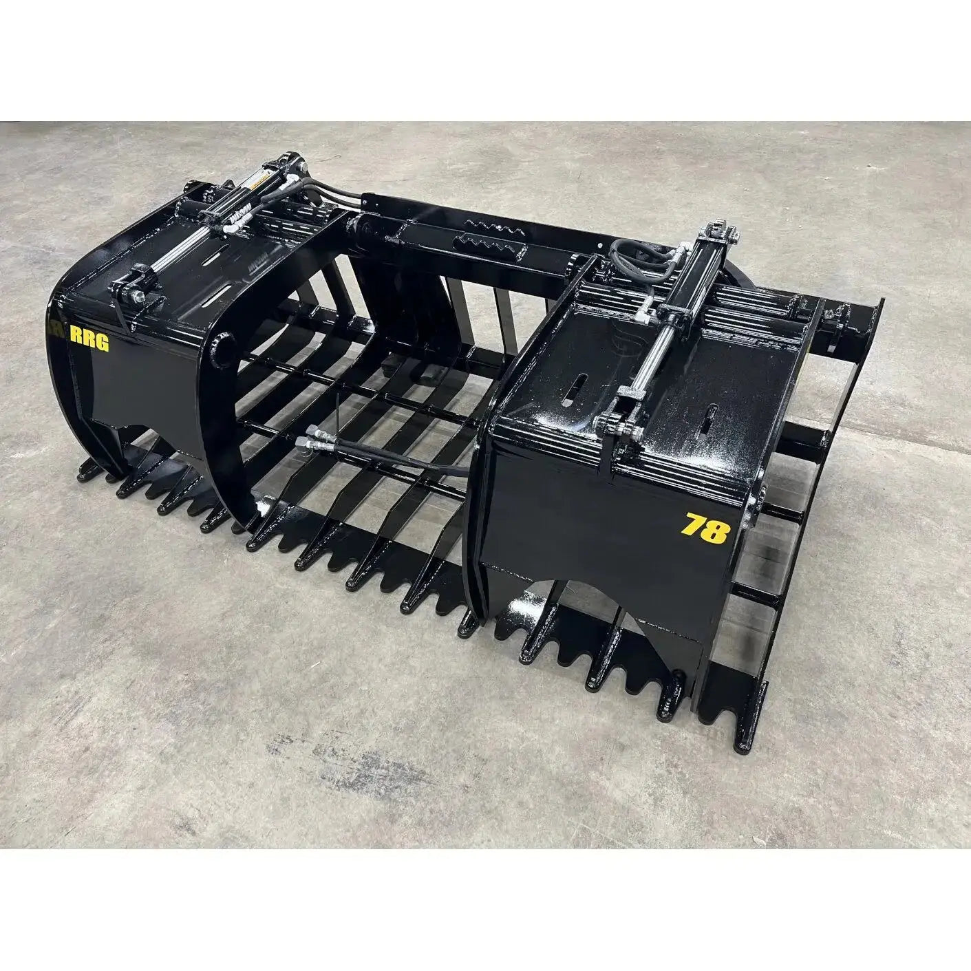 HeavyEquipTech RRG Grapple - Built Tough for Efficient Root & Rock Handling Tasks Stinger Attachments Stinger Attachments