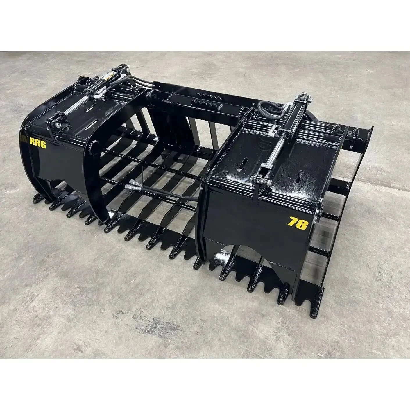HeavyEquipTech RRG Grapple - Built Tough for Efficient Root & Rock Handling Tasks Stinger Attachments Stinger Attachments