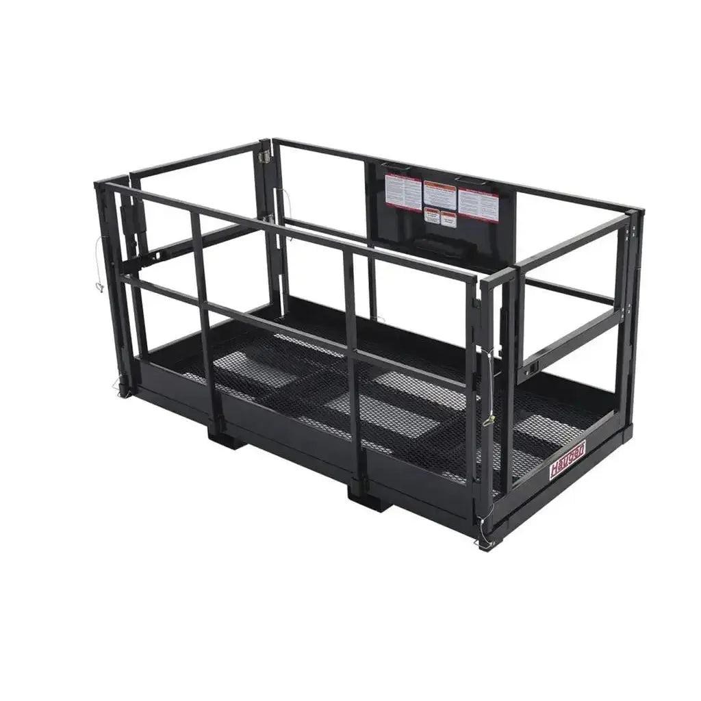 Experience enhanced productivity and safety with Haugen Attachments' Industrial Work Platform, designed for reliable use in elevated work environments. Haugen Attachments
