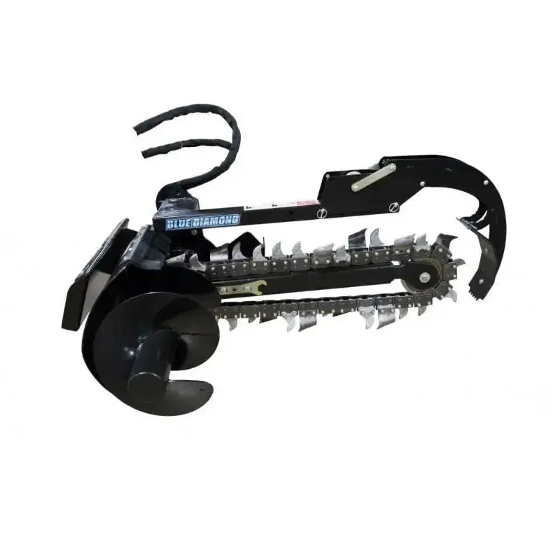 Blue Diamond Mini Trencher - HeavyEquipTech Blue Diamond