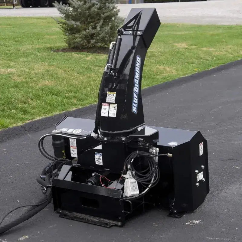 Blue Diamond Mini Snow Blower - HeavyEquipTech 3 Blue Diamond