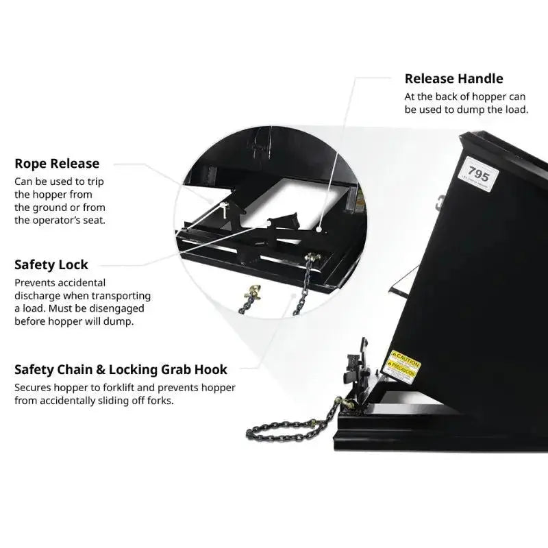 Experience durability and efficiency in material handling with Star Industries' Heavy Duty Self-Dump Hoppers. Star Industries