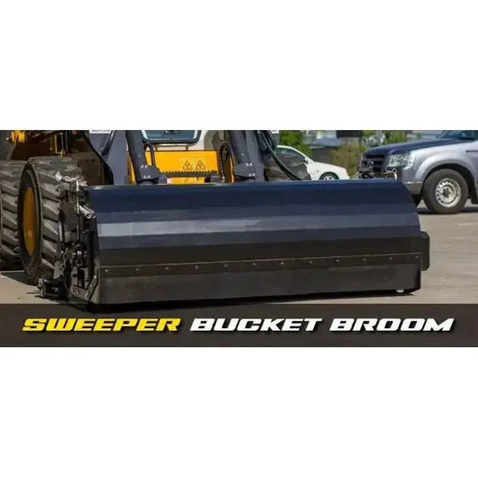 Top-Quality Pickup Broom - Superior Performance for Skid Steers Stinger Attachments Stinger Attachments