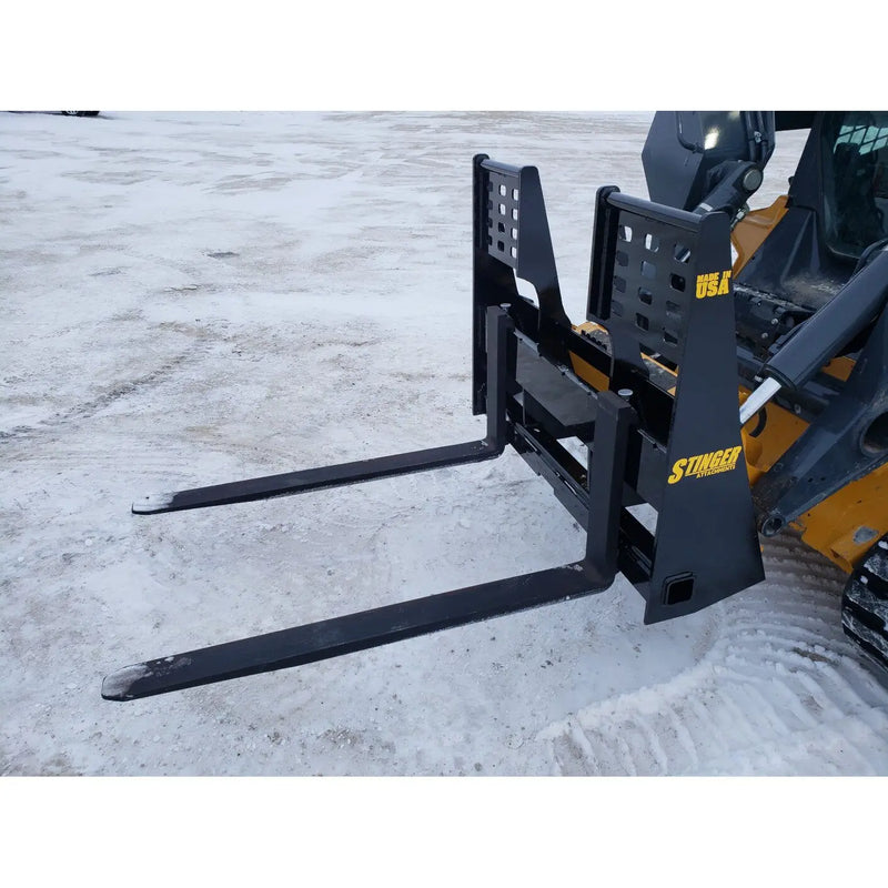 Load image into Gallery viewer, Precision Material Handling - Pallet Forks Attachment by HeavyEquipTech
