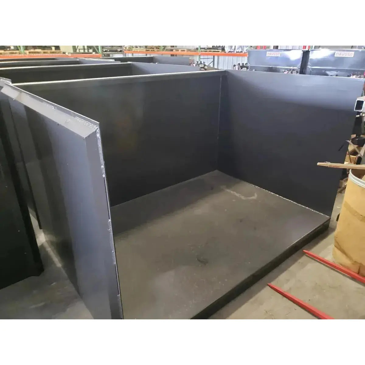 Haugen Attachments' Trash Hopper: Streamline cleanup tasks with a versatile and robust waste handling attachment. Haugen Attachments