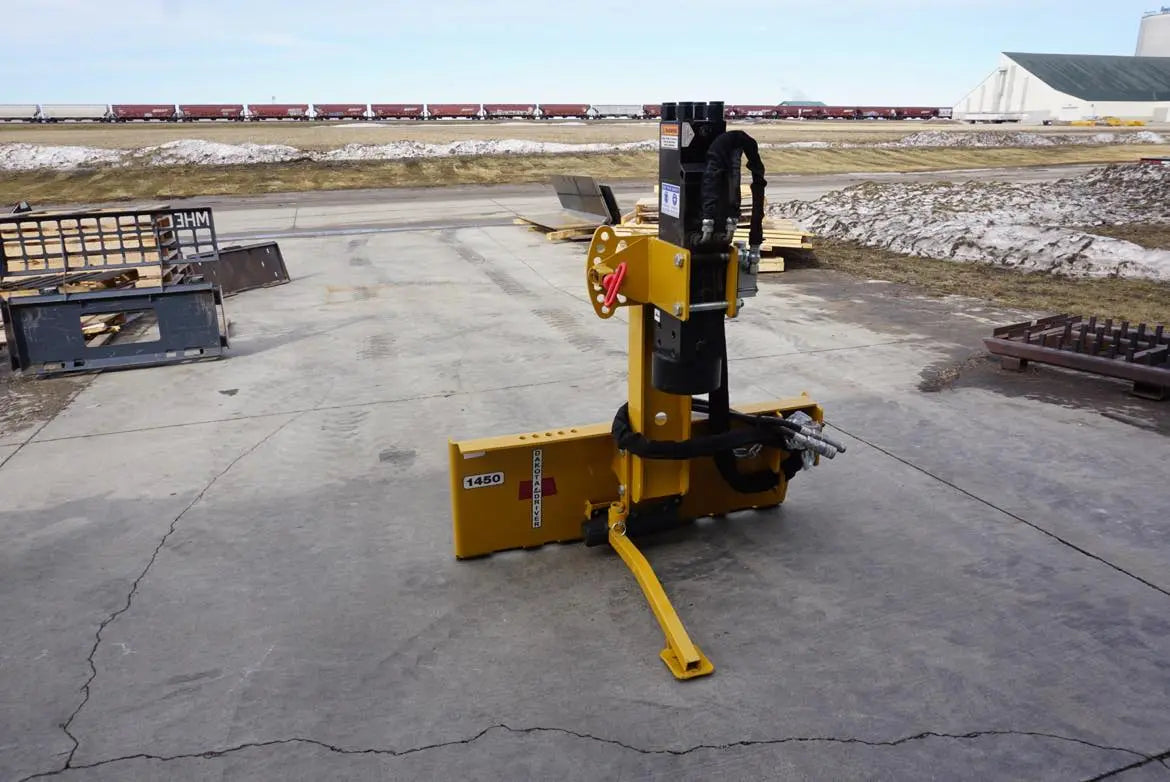 Elevate your fencing projects with Haugen Attachments' Dakota Post Driver for efficient and precise post placement.