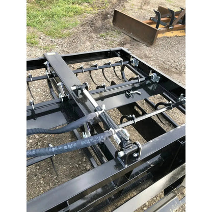 Close-up of the Bale Accumulator Grapple by Top Dog Attachments, showcasing its rugged construction for heavy-duty bale management Top Dog Attachments Top Dog Attachments