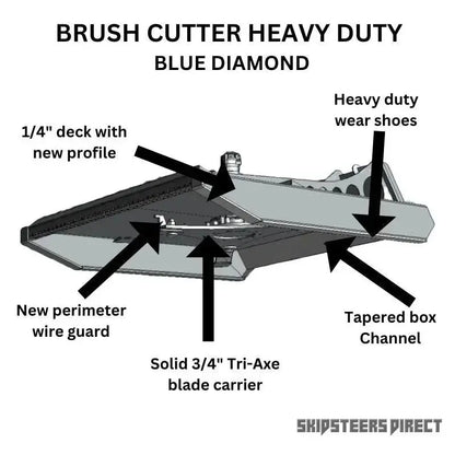 Experience the durability and precision of Blue Diamond's Heavy Duty Cutter for all your brush-cutting needs. Blue Diamond