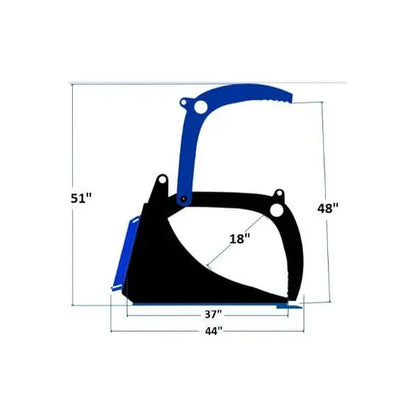 Enhance Efficiency with HeavyEquipTech's DG Grapple Bucket - Durable and Versatile