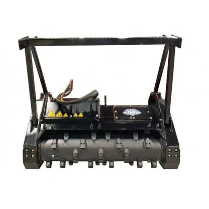 Blue Diamond Drum Mulcher in action: A high-performance attachment for efficient land clearing and mulching. Blue Diamond Blue Diamond