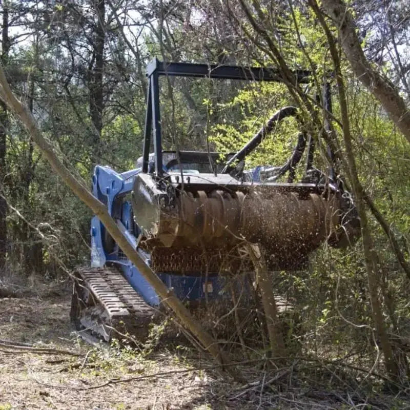 Efficient forestry and vegetation management with Blue Diamond's Drum Mulcher, engineered for high-performance mulching. Blue Diamond