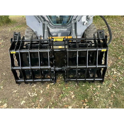 HeavyEquipTech CG Clam Grapple - Durable and Efficient Attachment for Skid Steers, Ensuring Precision Material Handling. 8 Stinger Attachments