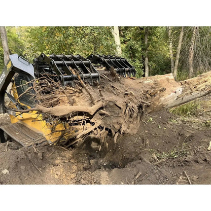 HeavyEquipTech CG Clam Grapple - Durable and Efficient Attachment for Skid Steers, Ensuring Precision Material Handling. 5 Stinger Attachments