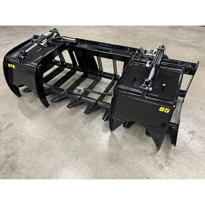 HeavyEquipTech RTG Skid Steer Root Grapple - Elevate Land Management Productivity