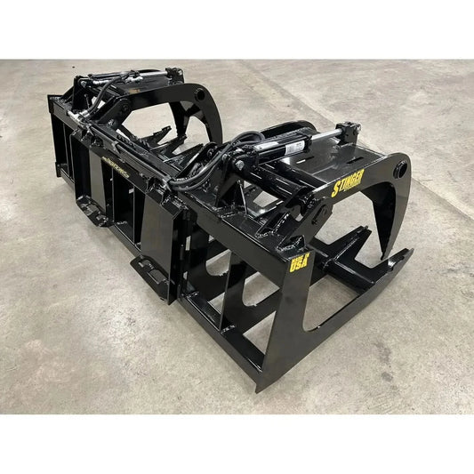 Top-Quality RTG Skid Steer Root Grapple by HeavyEquipTech - Superior Land Handling Stinger Attachments Stinger Attachments
