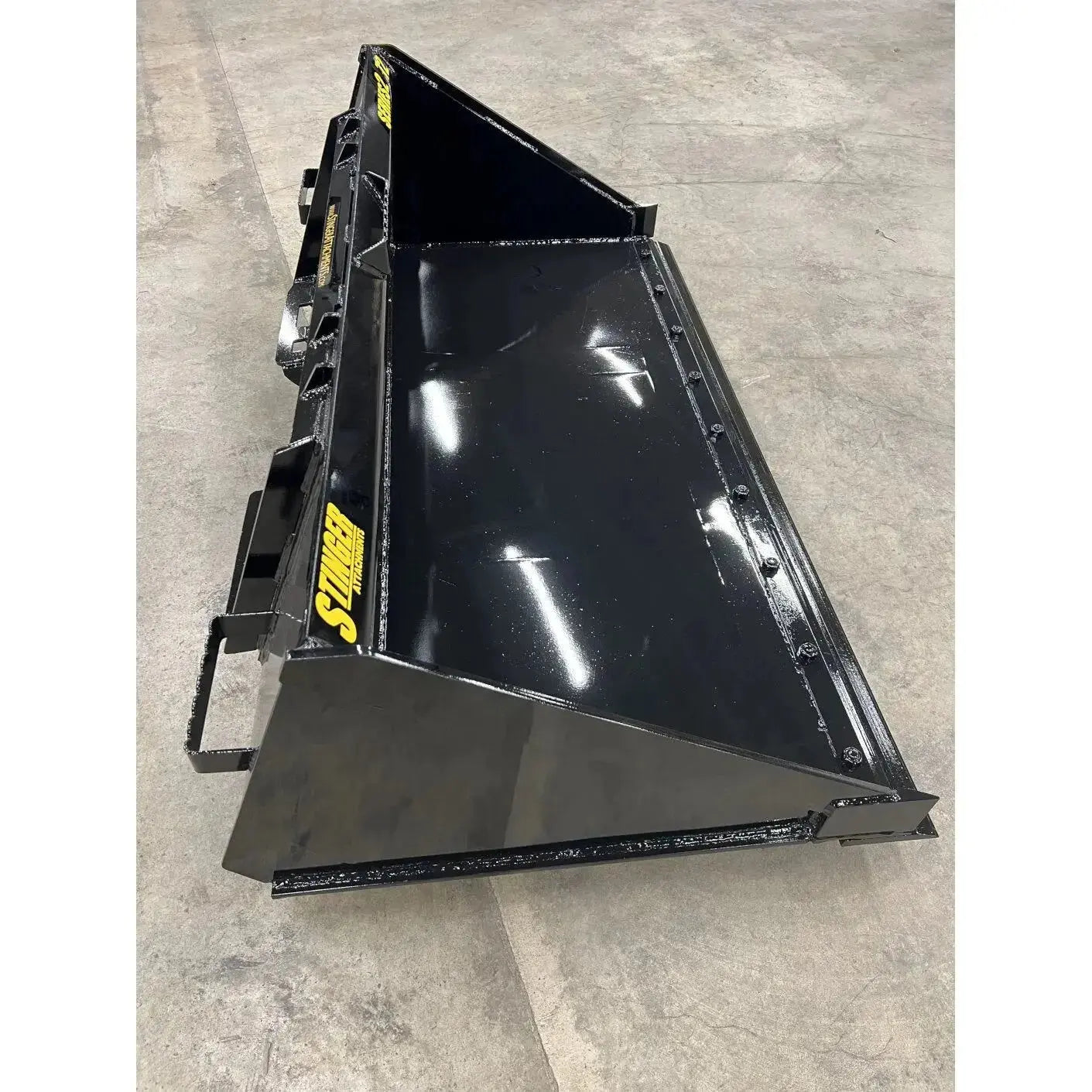 Efficient Material Handling - Series 2 Skidsteer Material Bucket by HeavyEquipTech Stinger Attachments Stinger Attachments