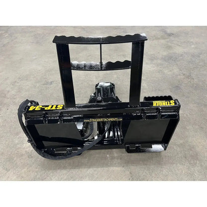 Superior Performance - STP-34 Tree Puller for Skid Steers Stinger Attachments Stinger Attachments