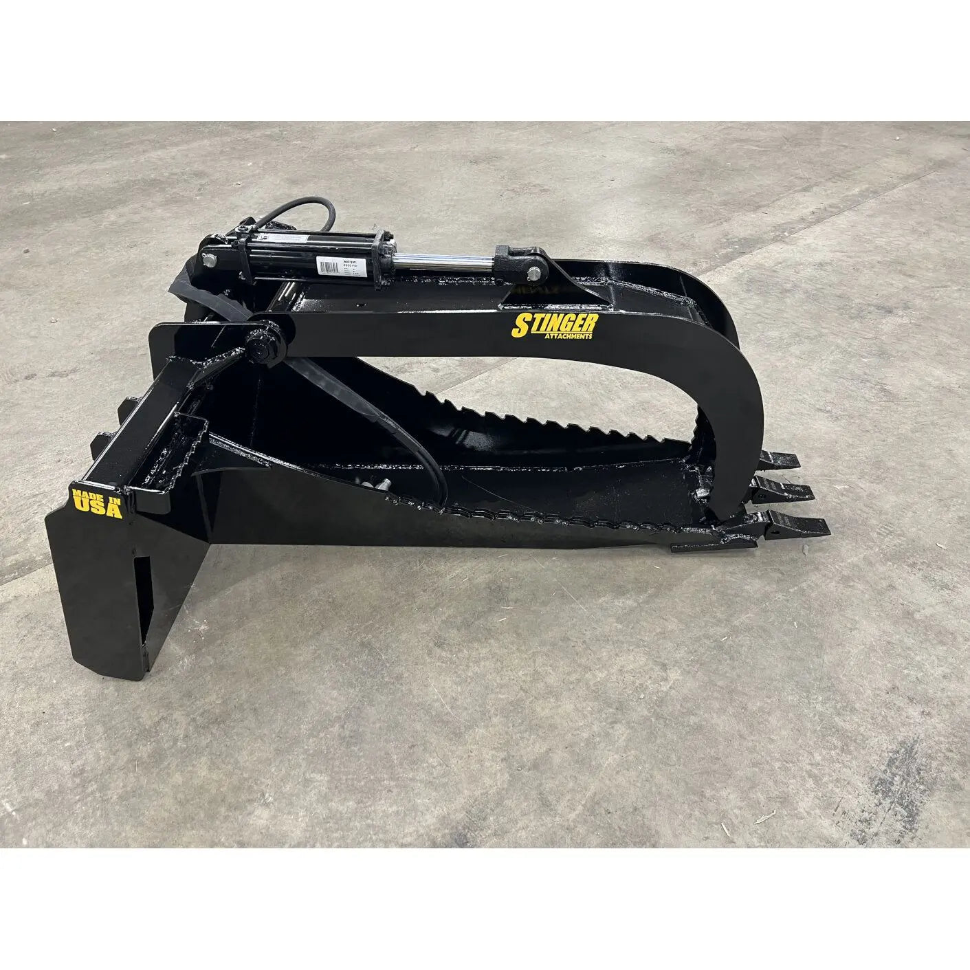 HeavyEquipTech STG Skid Steer Stump Grapple - Elevate Land Management Productivity