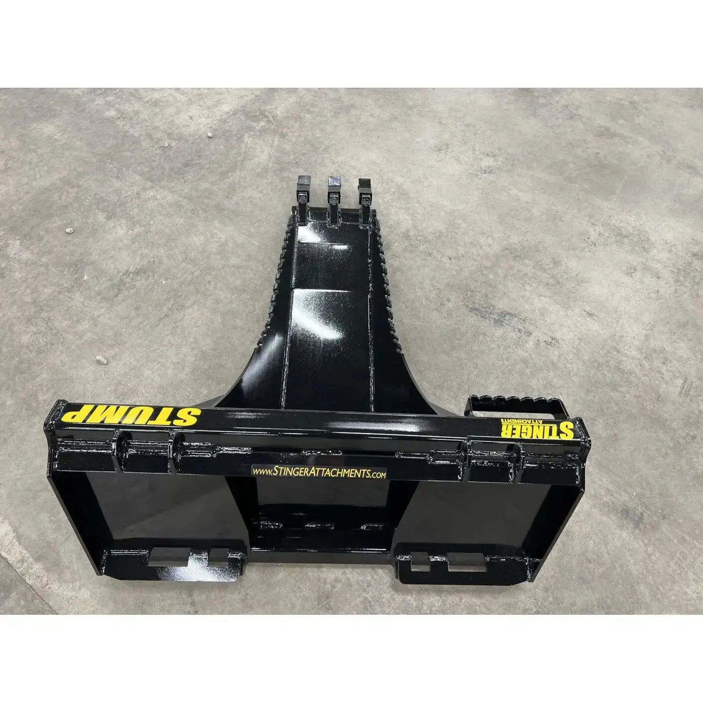 Enhance Efficiency with STB Skid Steer Stump Bucket - Durable and Versatile Stinger Attachments Stinger Attachments
