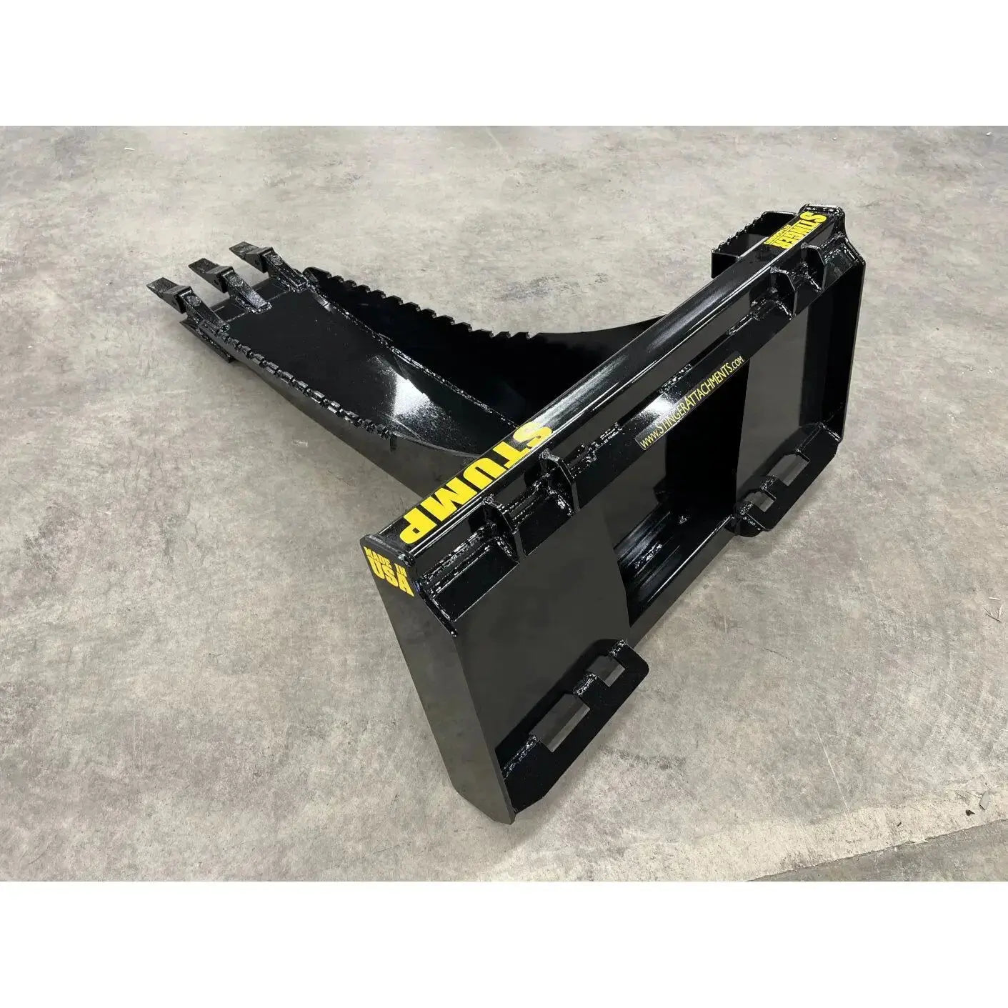 Experience Precision with STB Stump Bucket - Ideal for Stump Removal Tasks Stinger Attachments Stinger Attachments