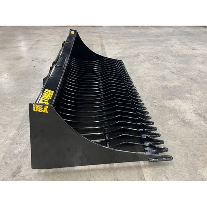 Efficient Rock Handling - RK Skid Steer Rock Bucket