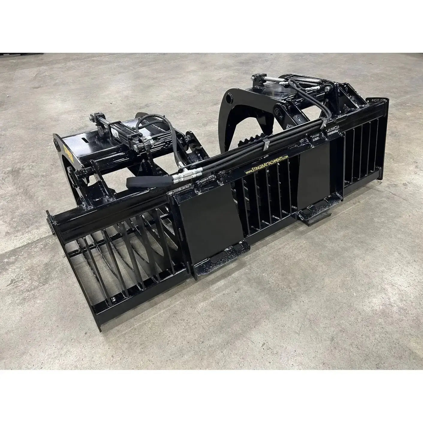 Skid Steer Rock Grapple Bucket (RG) Stinger Attachments Stinger Attachments
