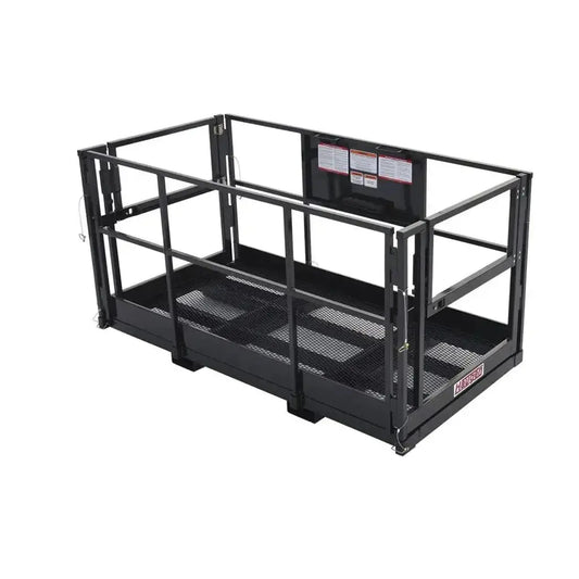 Experience enhanced productivity and safety with Haugen Attachments' Industrial Work Platform, designed for reliable use in elevated work environments. Haugen Attachments