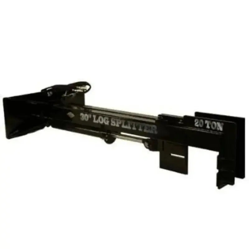 Top Dog's 20-ton Log Splitter in action, effortlessly converting logs into manageable pieces. Top Dog Attachments Top Dog Attachments