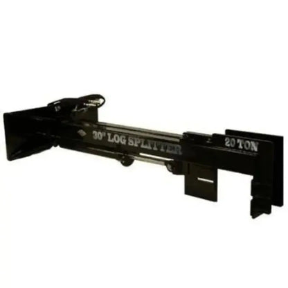 Top Dog's 20-ton Log Splitter in action, effortlessly converting logs into manageable pieces. Top Dog Attachments Top Dog Attachments