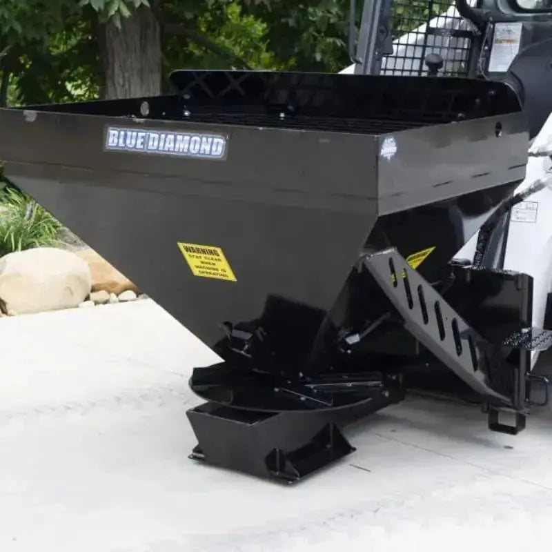Material Spreader in use - Blue Diamond Heavy Duty Series Blue Diamond