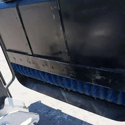 Blue Diamond's Pickup Broom Series 2, a durable attachment for skid steers, designed for efficient and powerful sweeping. Blue Diamond