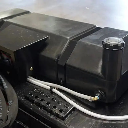 Versatile Blue Diamond Pickup Broom attachment, engineered for powerful and efficient sweeping on various surfaces. Blue Diamond