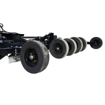 Overview of the Blue Diamond® Flex-Wing Rotary Cutter, illustrating its 180" cutting width, ideal for handling grass, weeds, and brush up to 4" diameter. Blue Diamond Blue Diamond