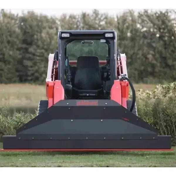 Visual of 'The Pro' Skid Steer Grading Attachment, equipped with the Skeer System, demonstrating its efficiency in achieving professional-grade precision during grading tasks. Skeer Sytem Skeer Sytem