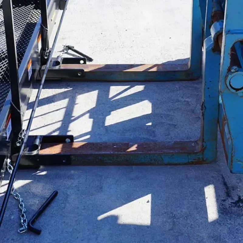 Blue Diamond's Telehandler Work Platform: A secure and reliable solution for elevated tasks. Blue Diamond