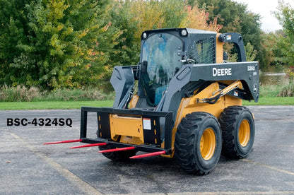 Berlon Industries' Bale Spear Carriages with Tines: A versatile solution for efficient bale handling with both Skid Steers and Tractors. 10