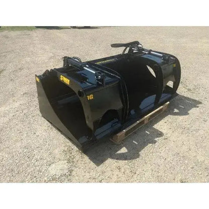 HeavyEquipTech DG Demolition Grapple in Action - Efficient Skid Steer Attachment