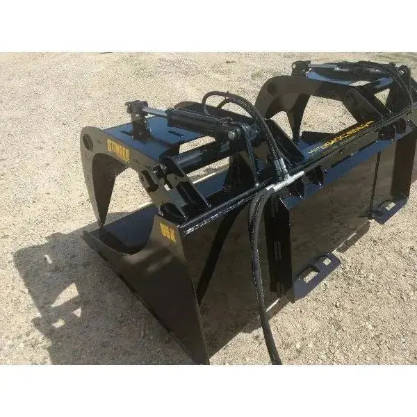 HeavyEquipTech DG Grapple Bucket - Built Tough for Efficient Demolition Tasks Stinger Attachments