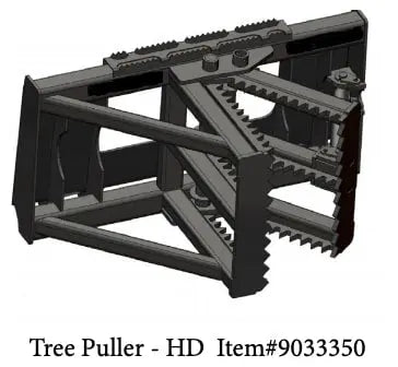 Load image into Gallery viewer, Versatile and strong – Top Dog Attachments&#39; Tree Puller in action.
