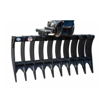 Heavy Duty Excavator Rake | Blue Diamond