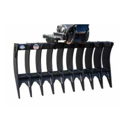 Heavy Duty Excavator Rake | Blue Diamond