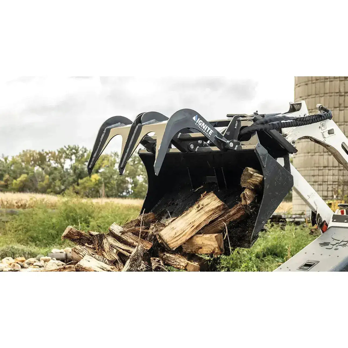 Mini Track Loader Bucket Grapple Ignite 36