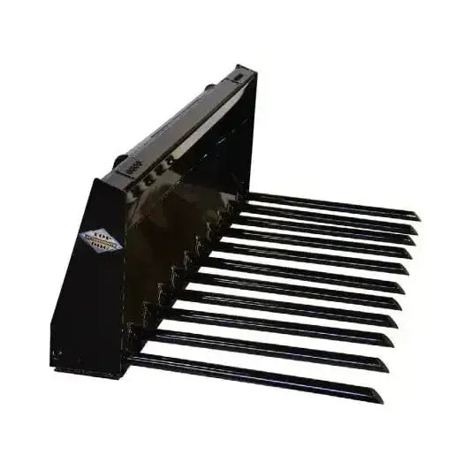 Close-up of the versatile Manure Bucket by Top Dog Attachments, designed for effective and reliable manure management. Top Dog Attachments