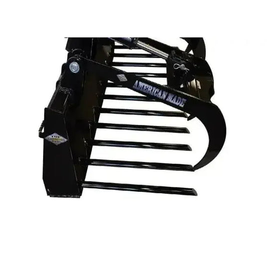 Explore the versatility of the Manure Fork Grapple by Top Dog Attachments in action, showcasing its reliability and precision in material handling. Top Dog Attachments Top Dog Attachments