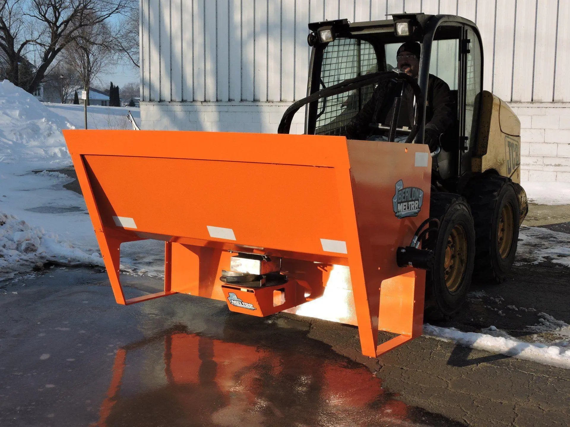 Tractor-mounted Meltrr Salt Spreader - Berlon Industries