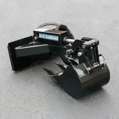 Blue Diamond Mini Backhoe - HeavyEquipTech 3 Blue Diamond