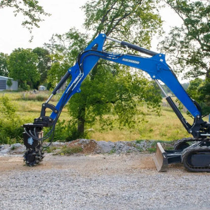 Blue Diamond's Grinder: Transforming rocks and concrete with precision and power.