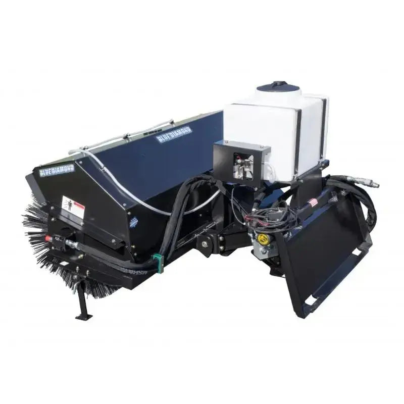 Skid Steer Angle Broom Severe Duty | Blue Diamond Blue Diamond Blue Diamond